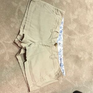 American Eagle Outfitters Tan Jean Shorts